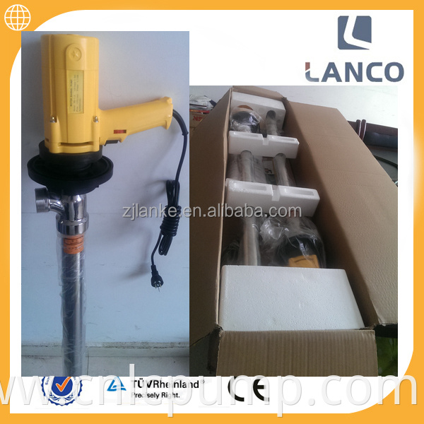 200 L/min 304ss electric chemical drum pump/ electric oil drum pump for plastic